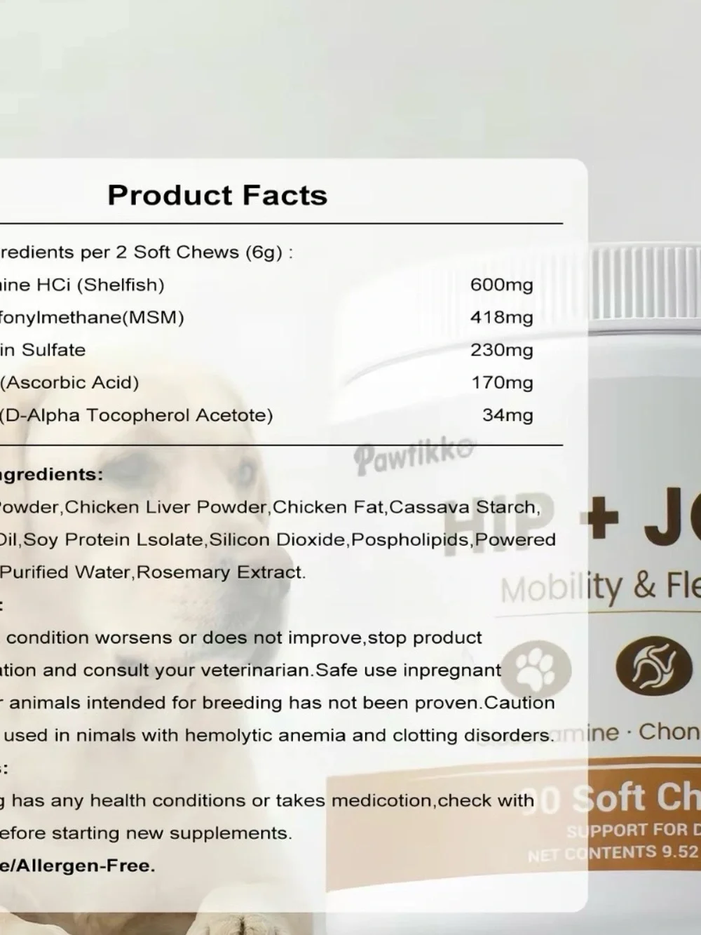 Daily Multi 11-in-1 Daily Support Soft Chews - White/Gold